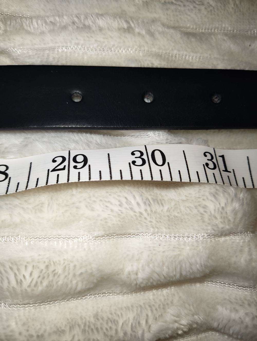 Black C Buckle Adjustable Belt High Quality Luxury Vegan Leather New - Picture 7 of 8